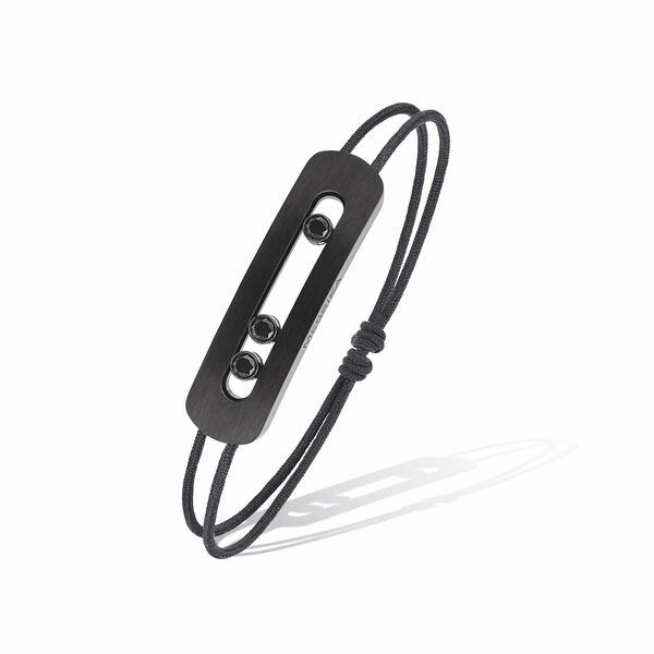 Move Titanium X-Large Diamond Cord Bracelet